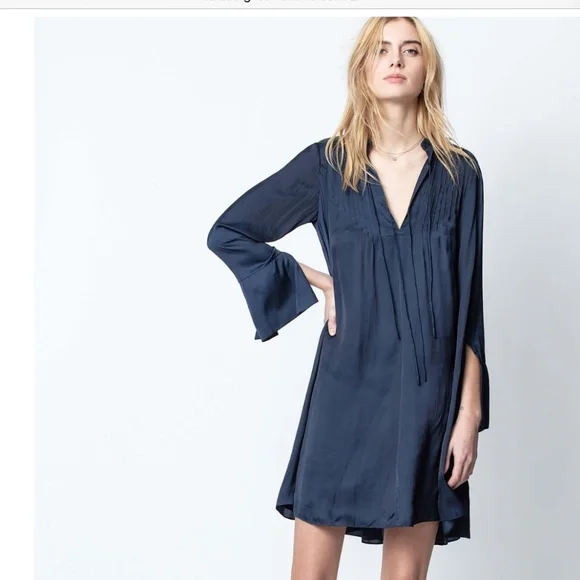 NWT Zadig Voltaire Satin Dress - Picture 3 of 4